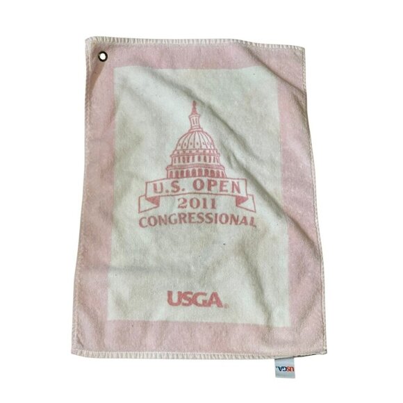 US OPEN Congressional Golf Towel  2011 Pink USGA - Picture 3 of 8